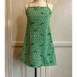 Hanna Andersson Green Dress girls size 10/ 140 cm